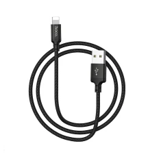 Кабель Hoco X14 USB-A to Lightning 1m Black (6957531062820)