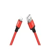 Кабель Hoco X14 USB-A to Lightning 1m Red-Black (6957531062837)