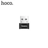 Адаптер OTG Hoco UA6 USB A на USB C Black (6957531064138)