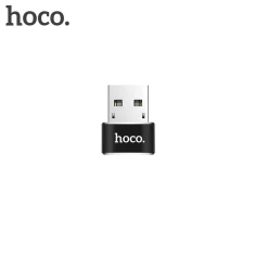 Адаптер OTG Hoco UA6 USB A на USB C Black (6957531064138)