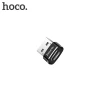 Адаптер OTG Hoco UA6 USB A на USB C Black (6957531064138)