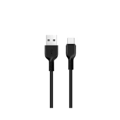 Кабель Hoco X20 USB A до USB C 2.4A 1 м Black (6957531068846)