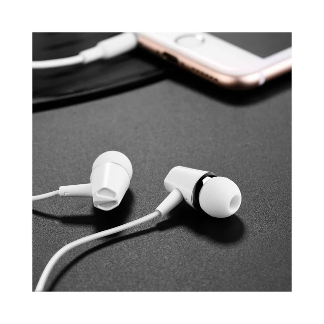 Наушники Hoco M34 Jack 3.5 mm White (6957531078463)