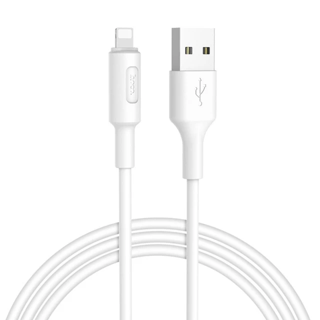 Кабель Hoco X25 USB A to Lightning White (6957531080114)