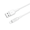 Кабель Hoco X25 USB A to Lightning White (6957531080114)