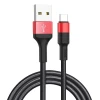 Кабель Hoco X26 USB A до USB C 2A 1 м Black Red (6957531080251)