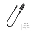 Автомобільний зарядний пристрій Borofone BZ2 2x USB з кабелем Lightning Black (BFO-BZ2-L-B)