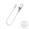 Автомобильное зарядное устройство Borofone BZ2 2x USB с кабелем Lightning White (BFO-BZ2-L-W)