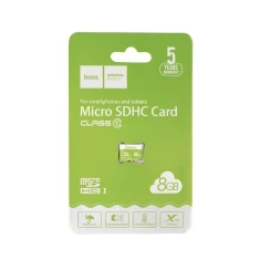 Карта пам'яті Hoco microSD 8GB Class 10 Green (6957531085799)