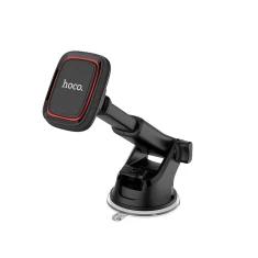 Автотримач Hoco CA42 магнітний на лобове скло / торпедо Black-Red (6957531093237)