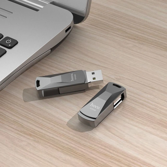 USB-флешка Hoco UD5 64GB USB 3.0 Grey (6957531099819)