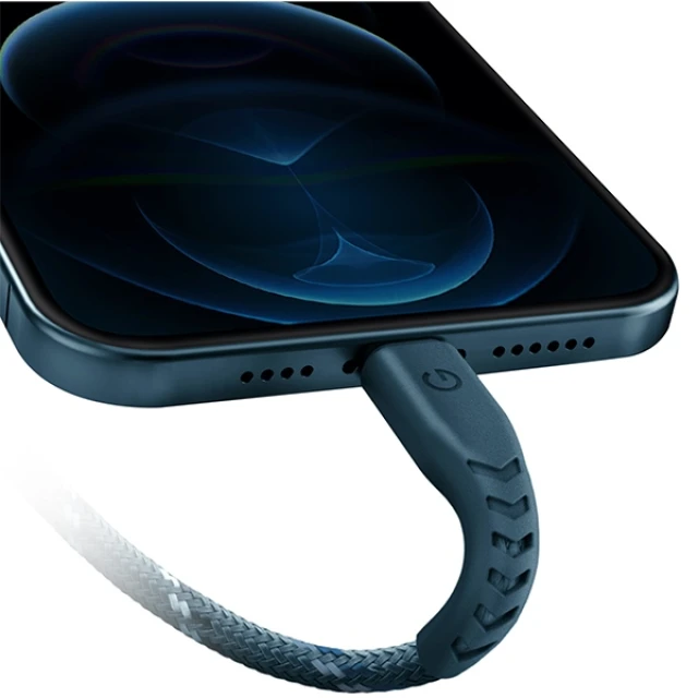 Кабель Energea Nyloflex USB-C - Lightning C94 MFI 1.5m Blue (CBL-NFCL-BLU150)