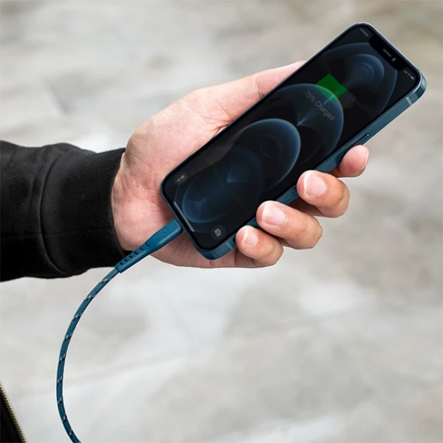 Кабель Energea Nyloflex USB-C - Lightning C94 MFI 1.5m Blue (CBL-NFCL-BLU150)