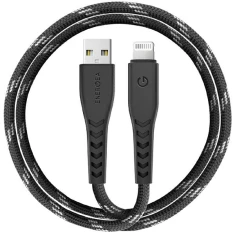 Кабель Energea Nyloflex USB - Lightning Charge and Sync C89 MFI 1.5m Black (CBL-NF-BLK150)