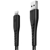 Кабель Energea Nyloflex USB - Lightning Charge and Sync C89 MFI 1.5m Black (CBL-NF-BLK150)