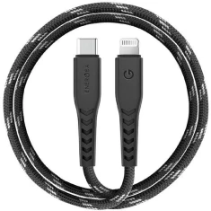 Кабель Energea Nyloflex USB-C до Lightning C94 MFI 3m Black (CBL-NFCL-BLK300)