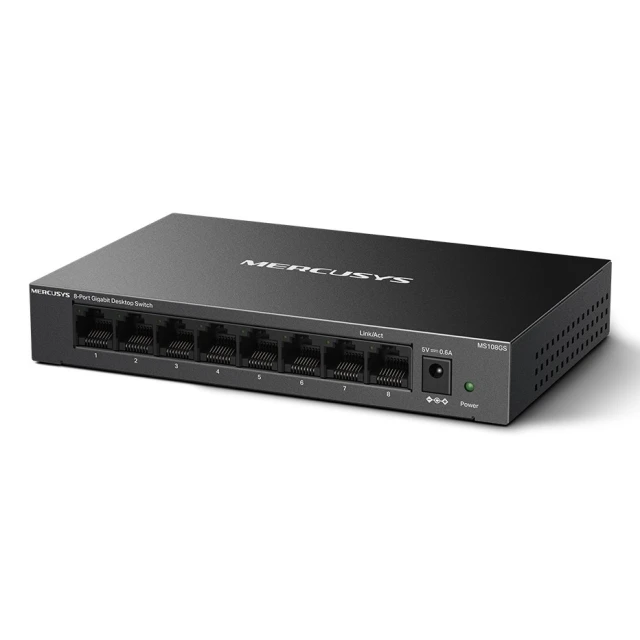 Мережевий комутатор Mercusys MS108GS (6957939001339)