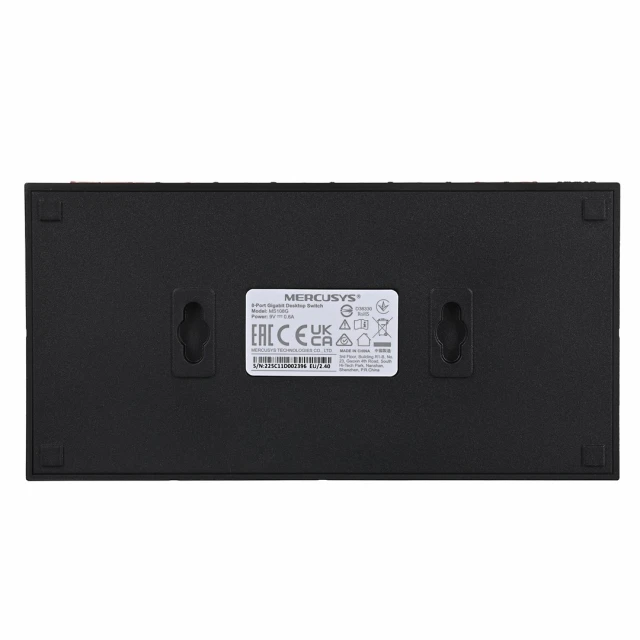 Комутатор Mercusys MS108G некерований 8 портів Gigabit (6935364099626)