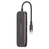 USB-хаб Usams SJ575 USB-C to 2xUSB-A | USB-C | HDMI | microSD | SD Black (SJ575HUB01)