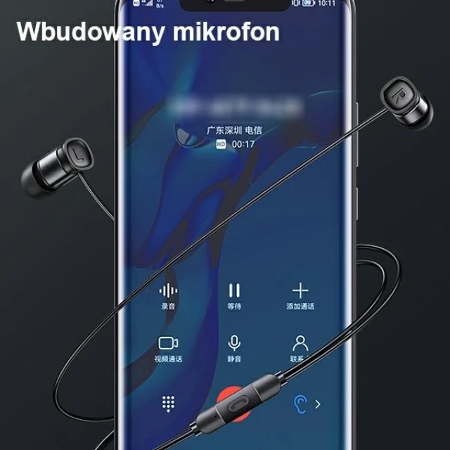 Навушники Usams EP-46 Stereo Earphones with USB-C cable 1.2m Red (HSEP4604)