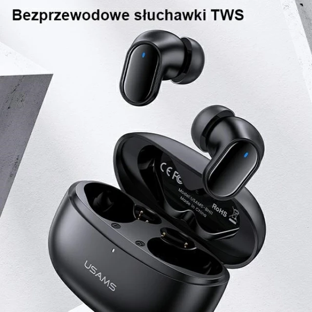Бездротові навушники Usams BH Series TWS Bluetooth 5.1 Red (BHUBH03)
