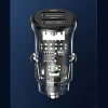 Автомобільний зарядний пристрій Usams US-CC162 C31 FC/QC 3A 2xUSB-A Black (CC162CC01)