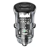 Автомобільний зарядний пристрій Usams US-CC162 C31 FC/QC 3A 2xUSB-A Black (CC162CC01)