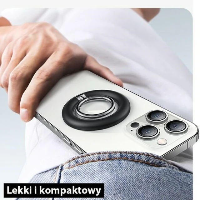Магнітна пластина Usams ZJ071 Ring Holder Magnetic Black (ZJ071ZJ01)