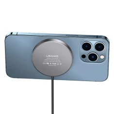 Бездротовий зарядний пристрій Usams US-CD183 FC 15W Black with MagSafe (CD183CDX01)