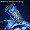 Автомобільний зарядний пристрій Usams US-CC164 C32 PD/QC 30W USB-C | USB-A Black (CC164CC01)