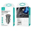 Автомобільний зарядний пристрій Usams US-CC164 C32 PD/QC 30W USB-C | USB-A Black (CC164CC01)