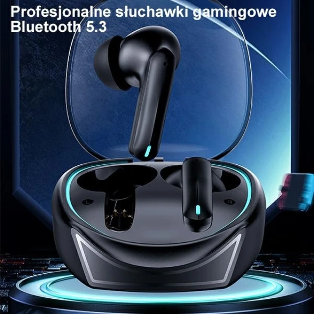 Бездротові навушники Usams XJ13 Gaming Earbuds TWS Bluetooth 5.3 Black (BHUXJ01)