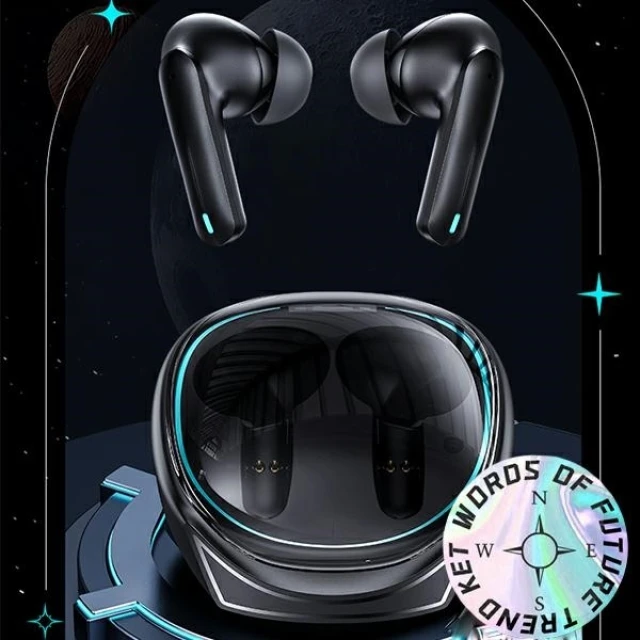 Бездротові навушники Usams XJ13 Gaming Earbuds TWS Bluetooth 5.3 Black (BHUXJ01)