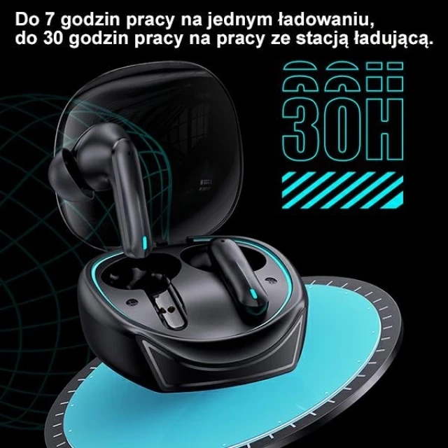 Бездротові навушники Usams XJ13 Gaming Earbuds TWS Bluetooth 5.3 Black (BHUXJ01)