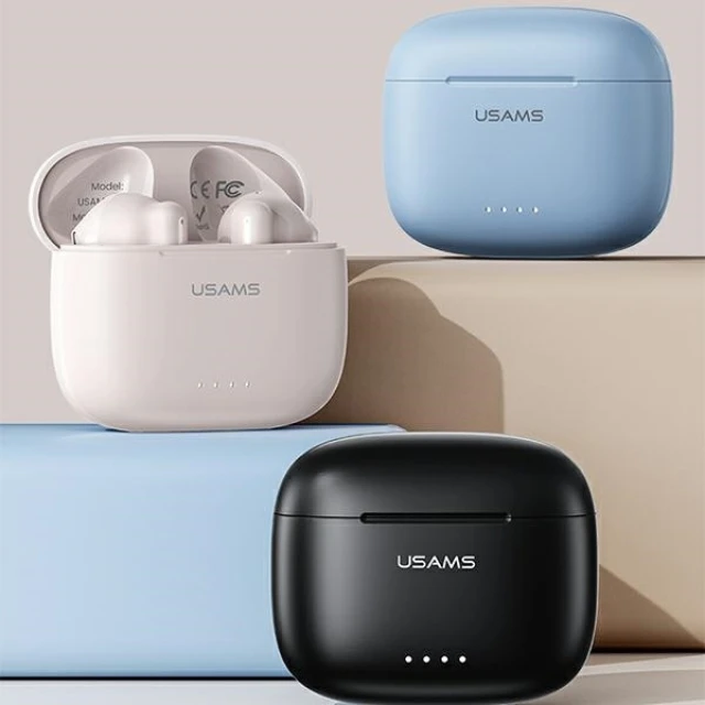 Бездротові навушники Usams US Series Dual Mic TWS Bluetooth 5.3 Blue (BHUUS03)