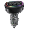 Автомобильное зарядное устройство Usams US-CC170 C34 PD 48W USB-C | 3xUSB-A Black (CC170CC01)