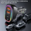 Автомобильное зарядное устройство Usams US-CC170 C34 PD 48W USB-C | 3xUSB-A Black (CC170CC01)