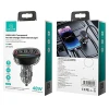 Автомобильное зарядное устройство Usams US-CC170 C34 PD 48W USB-C | 3xUSB-A Black (CC170CC01)