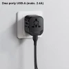 Мережевий зарядний пристрій Usams US-CC131 T39 PD 20W USB-C Black (CC131TC01)