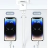 Мережевий зарядний пристрій Usams US-CC172 T54 PD/FC/QC 40W 2xUSB-C White (CC172TC02)