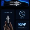 Автомобільний зарядний пристрій Usams US-CC176 C36 PD/FC/QC 95W USB-A | USB-C Black (CC176CC01)