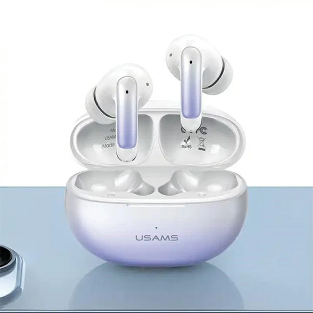 Бездротові навушники Usams XD19 ENC TWS Bluetooth 5.3 Purple Blue (BHUENCXD04)
