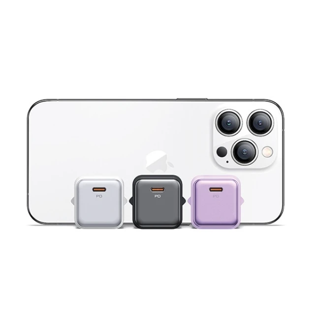 Мережевий зарядний пристрій Usams US-CC183 X-ron Series PD 20W USB-C Purple (CC183TC03)
