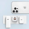 Мережевий зарядний пристрій Usams US-CC189 X-ron Series PD/FC/QC 30W USB-A | USB-C White (CC189TC02)