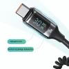Автомобільний зарядний пристрій Usams US-CC193 C37 PD/QC 60W USB-A | USB-C Black with USB-C Cable (CC192CC01)