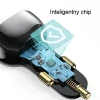 Автомобільний зарядний пристрій Usams US-CC193 C37 PD/QC 60W USB-A | USB-C Black with USB-C Cable (CC192CC01)