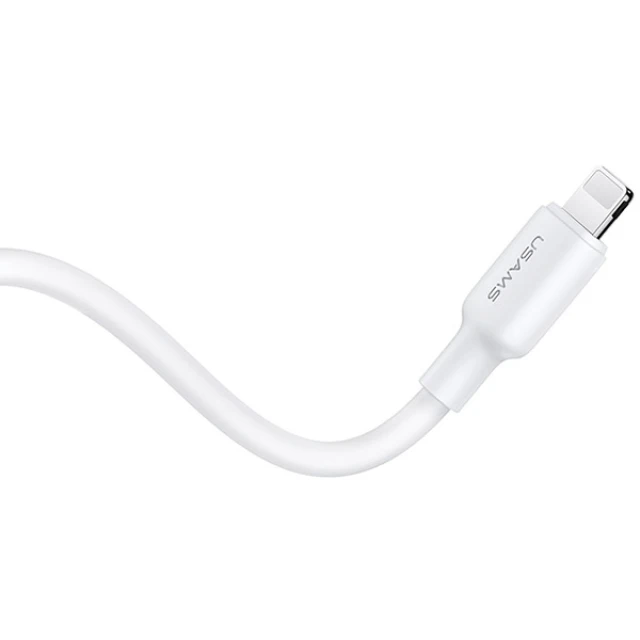 Мережевий зарядний пристрій Usams US-CC183 X-ron Series PD 20W USB-C White with USB-C to Lightning Cable (YXXLOGTC03)