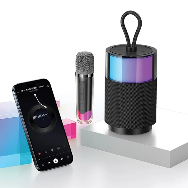 Портативна колонка Usams YIN Series US-YX013 Bluetooth 5.3 with Microphone Black (YX13YX01)
