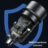 Автомобільний зарядний пристрій Usams US-CC208 C39 FC 60W USB-A | USB-C Black (CC208CC01)
