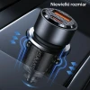 Автомобільний зарядний пристрій Usams US-CC208 C39 FC 60W USB-A | USB-C Purple (CC208CC02)